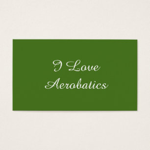 Cartes De Visite I Love Aerobatics