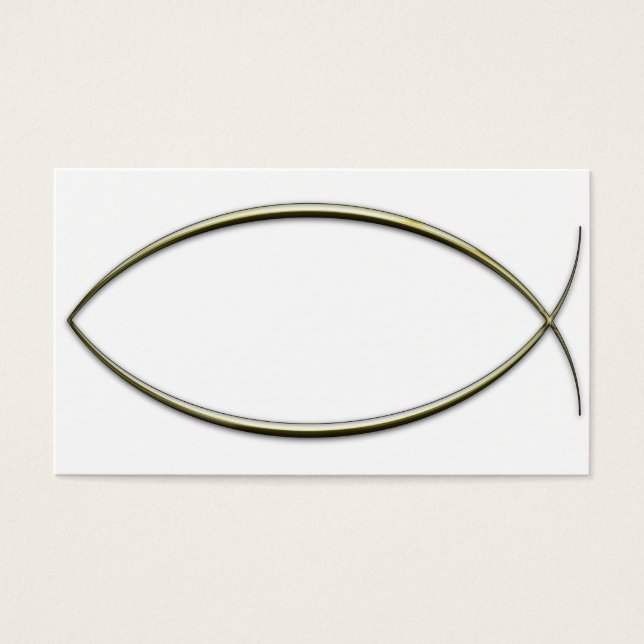 Cartes De Visite Ichthus (Devant)