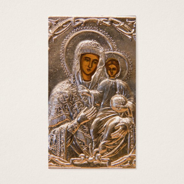 Cartes De Visite Icône orthodoxe (Devant)