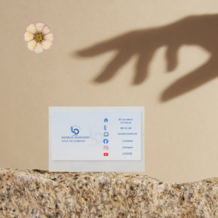 Cartes de visite   Icônes de logo personnalisées b