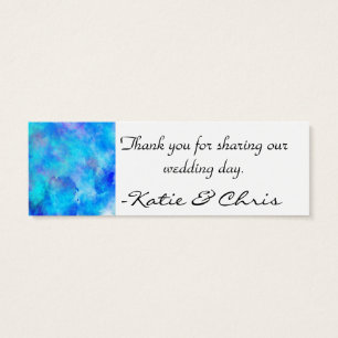 Cartes De Visite Icy blue Abstract