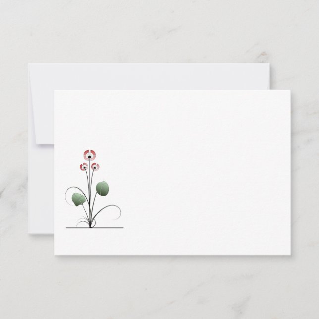 Cartes De Visite ikebana (Devant)