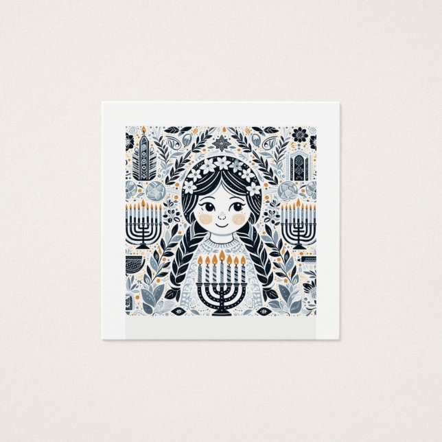 Cartes De Visite Illuminate the Night: A Hanukkah Celebration (Devant)