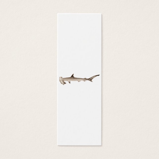 Cartes De Visite Illustration vintage de requins marteaux Retro Sha (Devant)