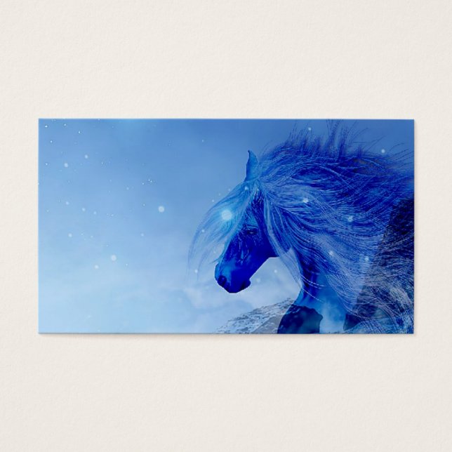 Cartes De Visite Imaginaire bleu (Devant)
