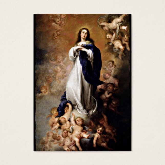 Cartes De Visite Immaculée conception (Devant)