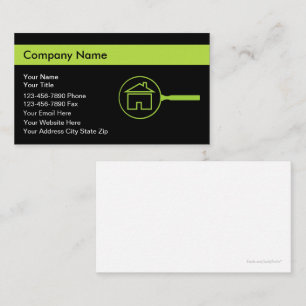 Cartes de visite immobiliers