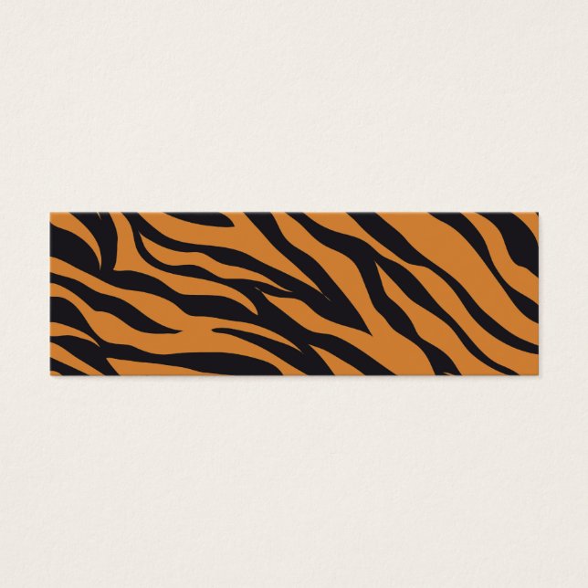 Cartes De Visite Impression de tigre (Devant)