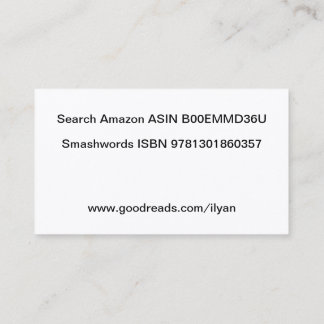 Cartes de visite indestructibles de 7 fois