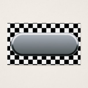 Cartes De Visite Indicateur À damiers