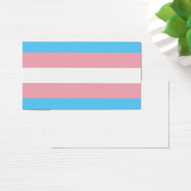 Cartes De Visite Indicateur de fierté transgenre (Bureau)