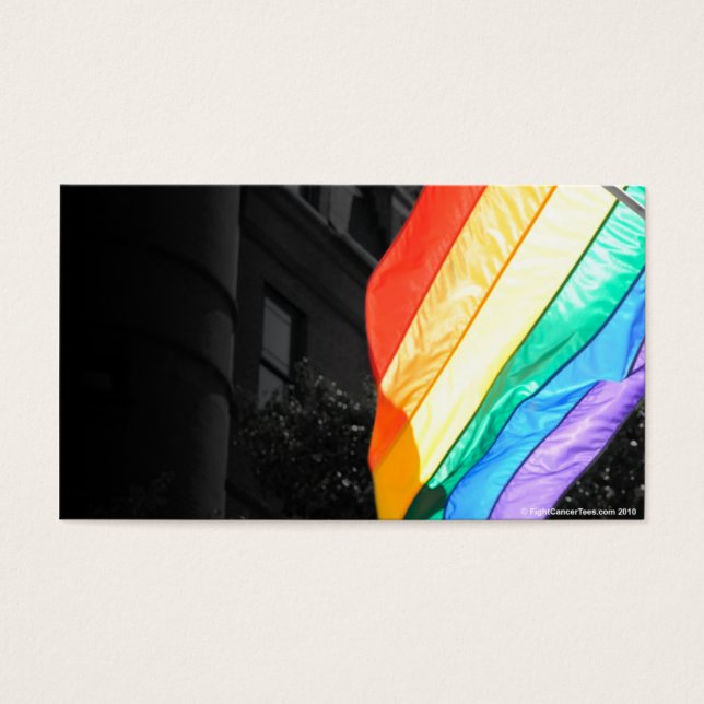 Cartes De Visite Indicateur LGBTQ (Devant)