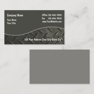 Cartes de visite industrielles