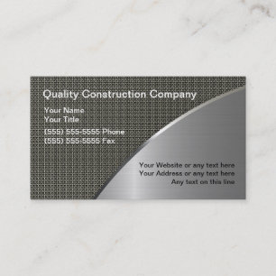 Cartes de visite industrielles