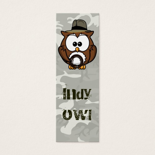 Cartes De Visite Indy owl (Devant)
