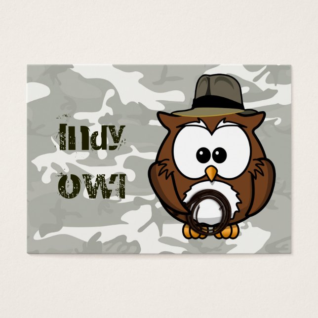 Cartes De Visite Indy owl (Devant)