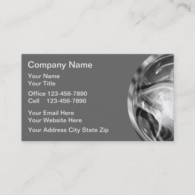 Cartes de visite informatiques (Devant)