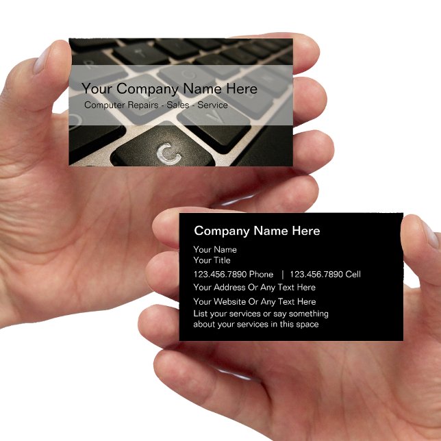Cartes de visite informatiques (Créateur téléchargé)