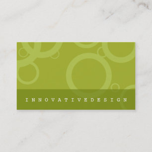 Cartes de visite innovateurs de conception