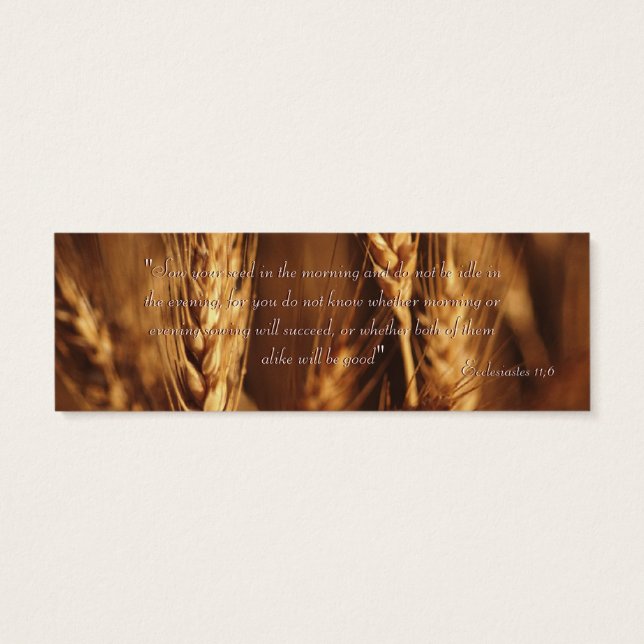 Cartes De Visite Inspirationnel - Signet (Dos)