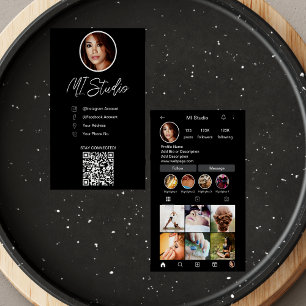 Cartes de visite Instagram, Influenceur, Esthétiqu