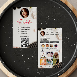 Cartes de visite Instagram, Influenceur, Esthétiqu