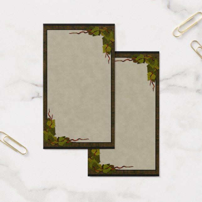 Cartes De Visite Ivy vert (Bureau)