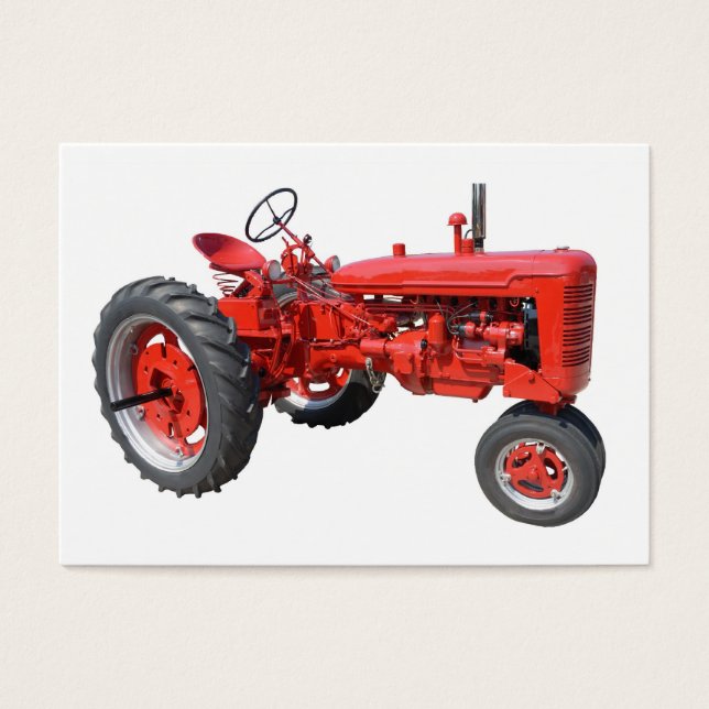 Cartes De Visite J'aime ces vieux tracteurs (Devant)