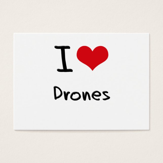 Cartes De Visite J'aime les drones (Devant)