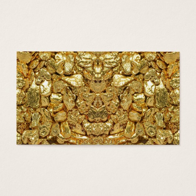 Cartes De Visite Janvier 2017 Placer Gold (Devant)