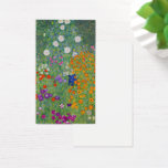 Cartes De Visite Jardin aux fleurs Gustav Klimt Art Vintage Art Nou<br><div class="desc">Gustav Klimt Jardin Fleur Jardin Art Nouveau Vintage Peinture Art Nouveau 1907</div>