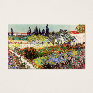 Cartes De Visite Jardin Floral Van Gogh À Arles Art Floral