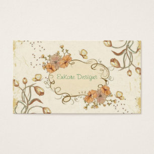 Cartes De Visite Jardin vintage