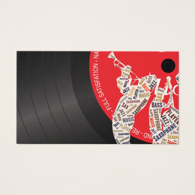 Cartes De Visite Jazz Band (Devant)