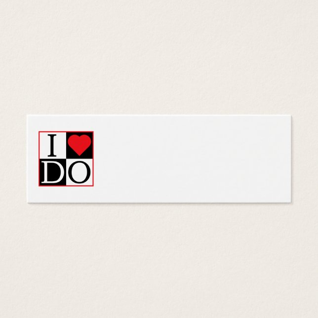 Cartes De Visite Je fais du Mariage (Devant)