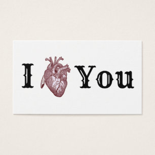 Cartes De Visite Je t'ai coeur