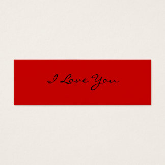 Cartes De Visite Je T'Aime