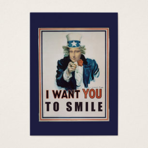Cartes De Visite Je Veux Que Vous Souriez