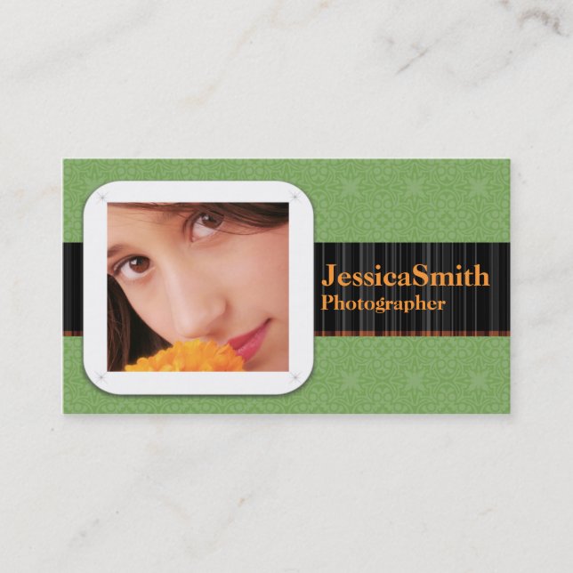 Cartes de visite Jessica dynamiques (Devant)