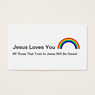 Cartes De Visite Jésus amour