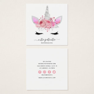 Cartes De Visite Joaillerie pour enfants mignonne Unicorne oreille