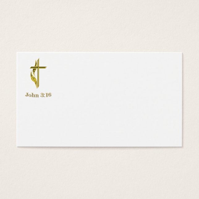 Cartes De Visite John 3:16 t-shirts et plus (Devant)