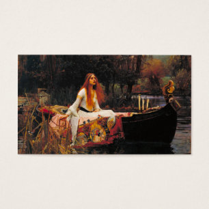 Cartes De Visite John William Waterhouse - La Dame de Shalott