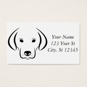 Cartes De Visite Joli Chiot FaceThunder_Cove