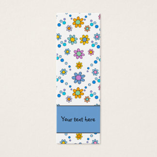 Cartes De Visite Joli fleurs colorées design Signet