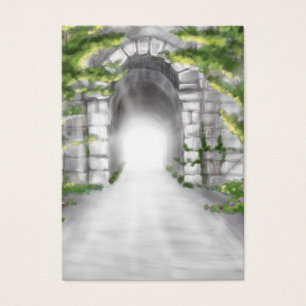 Cartes De Visite jolie conception de tunnel en pierre