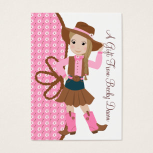 Cartes De Visite Jolie cow-girl de Lil