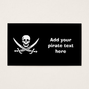 Cartes De Visite Jolly roger drapeau de pirate