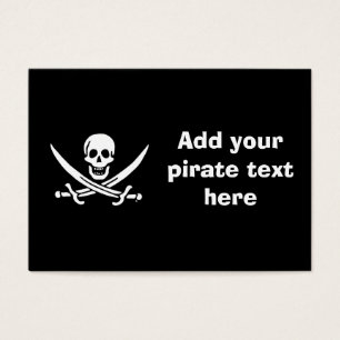 Cartes De Visite Jolly roger drapeau de pirate