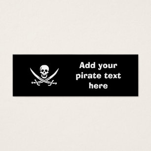 Cartes De Visite Jolly roger drapeau de pirate